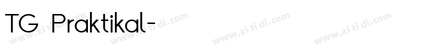 TG Praktikal字体转换